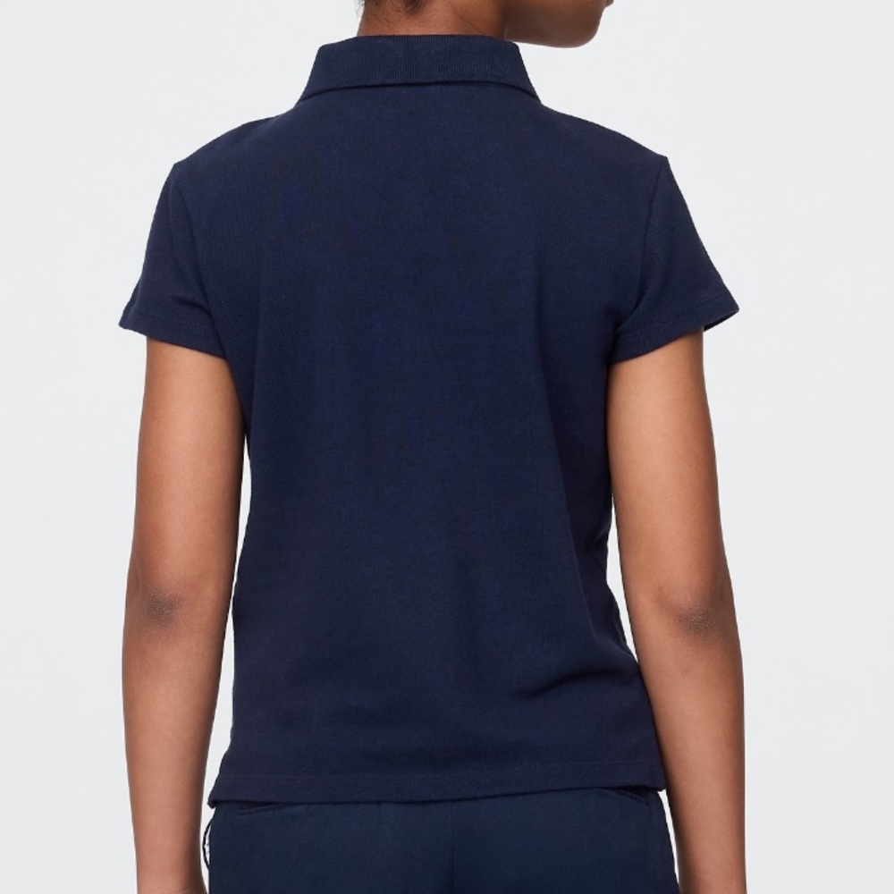 New GAP Kids Uniform Polo Shirt Size XL 12 Organic Cotton, Navy Blue, Gap Girls - Picture 7 of 7